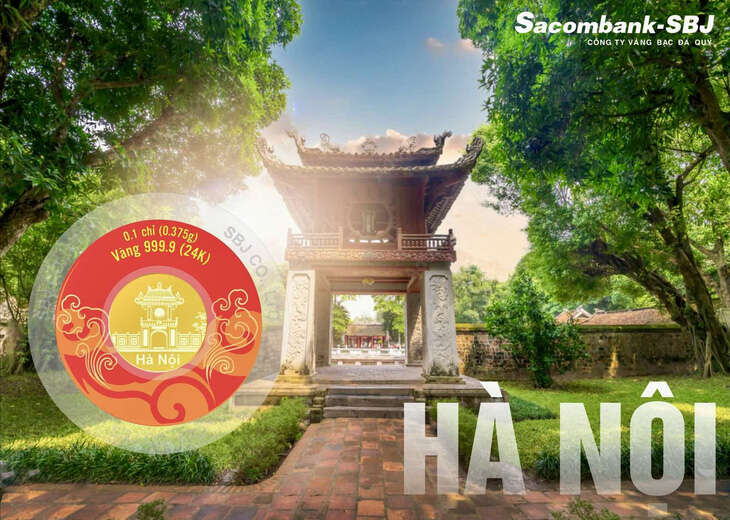 Sacombank - SBJ ra mắt đồng tiền vàng mang hình địa danh của Việt Nam