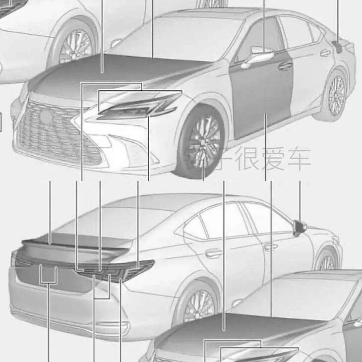 Lexus ES lột xác nội thất, sắp có bản chạy điện