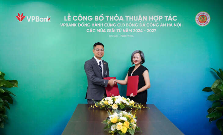 VPBank hợp tác cùng CLB Công An Hà Nội phát triển bóng đá Việt Nam