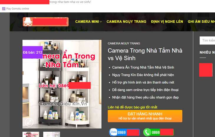 Đến lượt camera ngụy trang, siêu nhỏ được rao bán tràn lan