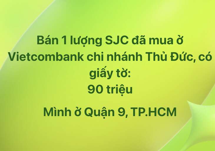 Mua vàng trên hội nhóm ‘cưa đôi’ chênh lệch, nguy cơ gặp vàng nhái SJC