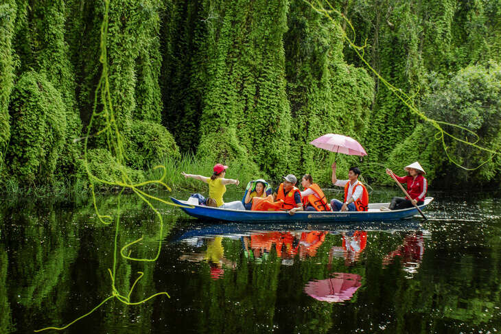 Nhiều khu du lịch Long An miễn giảm phí vào cổng