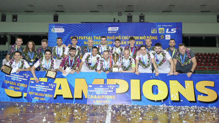 CLB Thái Sơn Nam TP.HCM 'bất lực' nhìn Top 8 futsal châu Âu vô địch