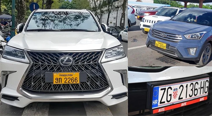 Xe mang biển số nước ngoài được cấp phép chạy ở Việt Nam khi du lịch