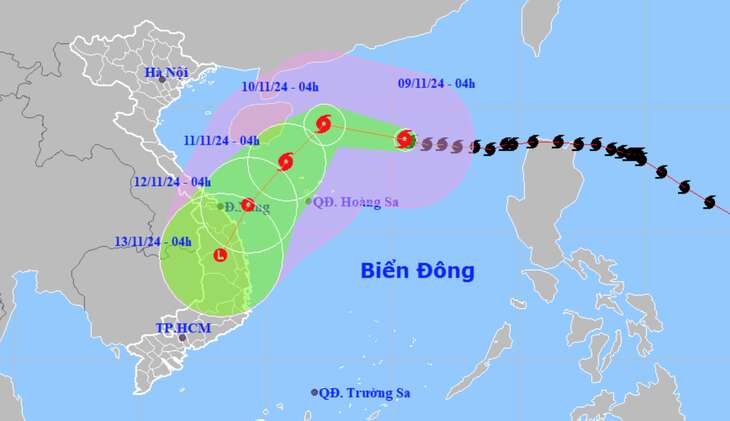 Bão số 7 chưa qua, ngoài khơi Philippines hình thành áp thấp nhiệt đới