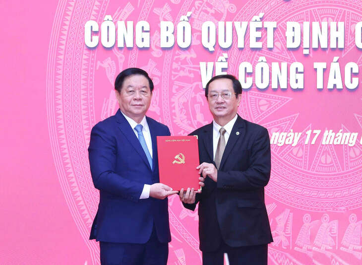 Bộ trưởng Bộ Khoa học và Công nghệ làm phó trưởng Ban Tuyên giáo và Dân vận Trung ương