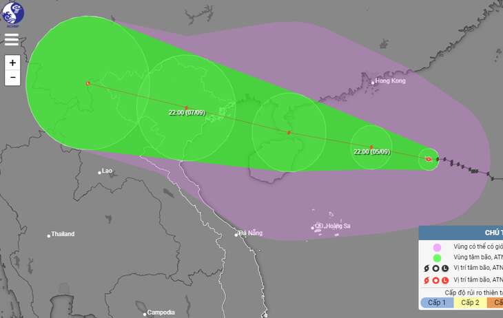 Kịch bản bão số 3 đổ bộ Quảng Ninh - Ninh Bình có xác suất cao nhất