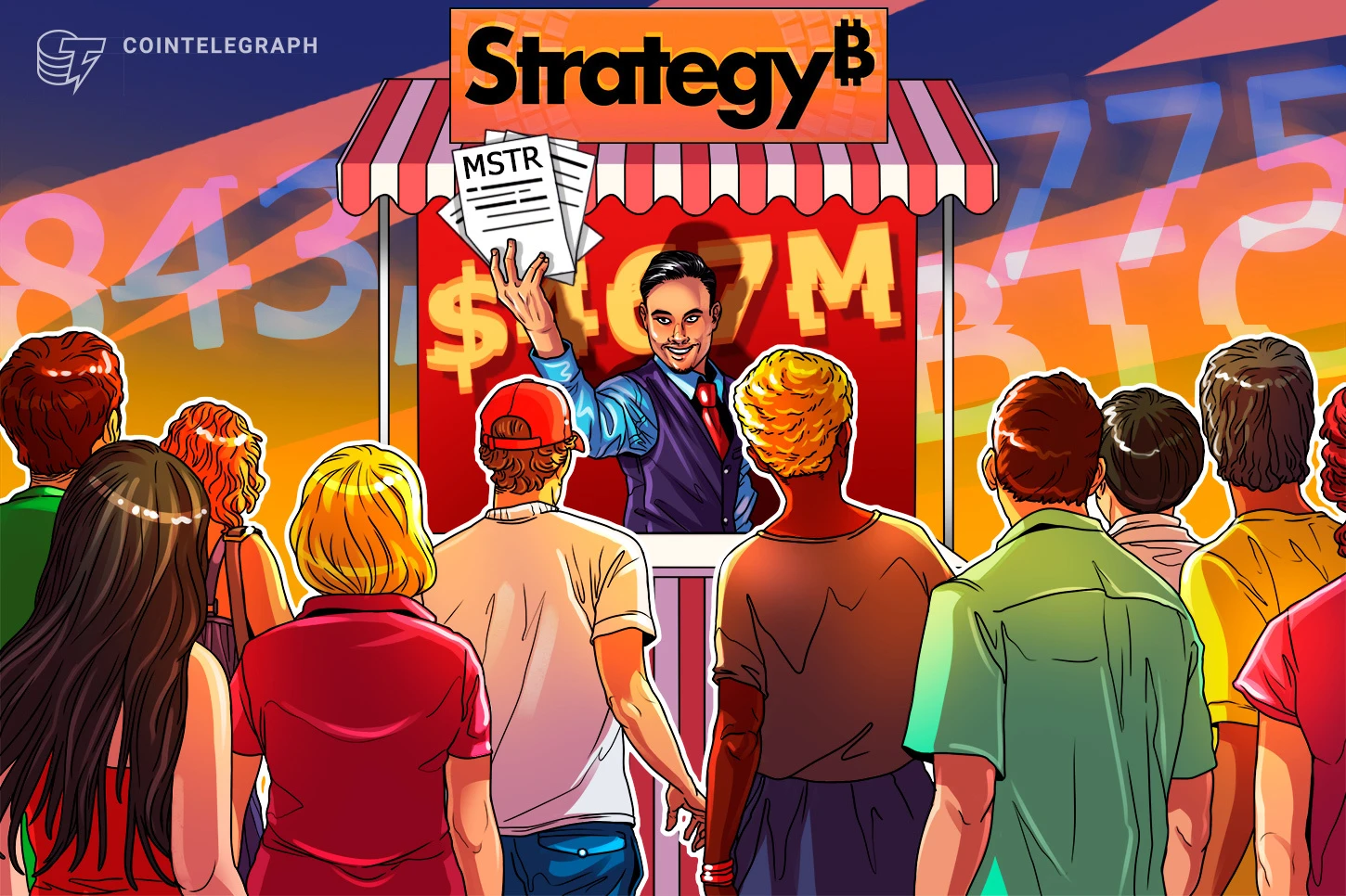 Strategy sells $467M in MSTR shares, leaves 843,775 BTC stack untouched