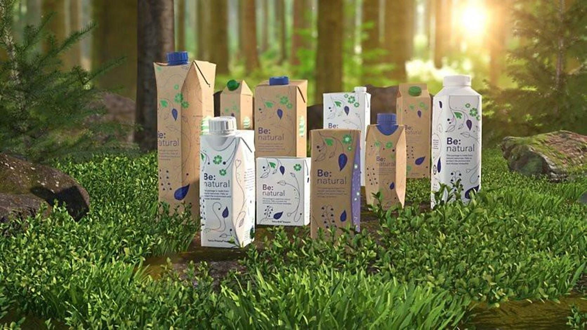 Centoquaranta cartoni di latte e succhi di frutta in ogni Grande Panda