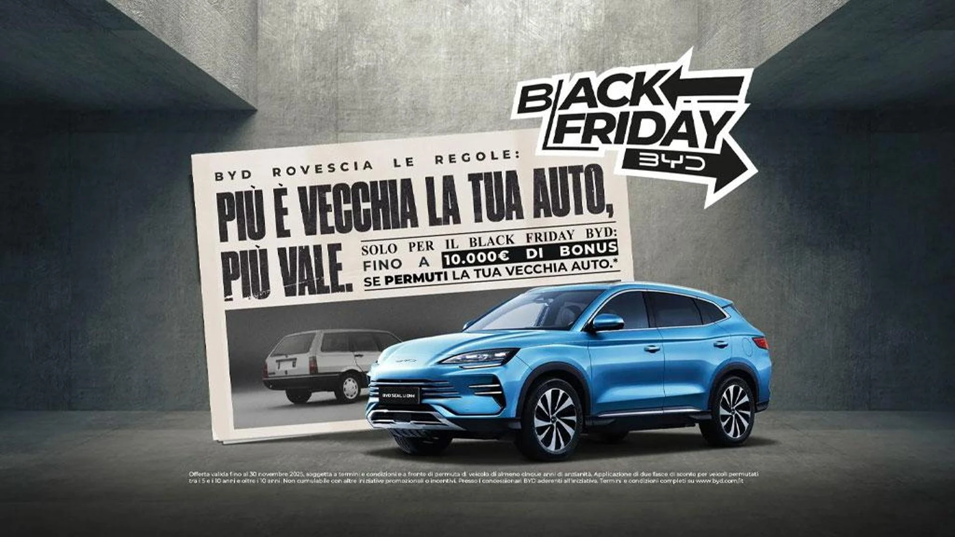 BYD lancia “Back Friday”: più rottami, più risparmi