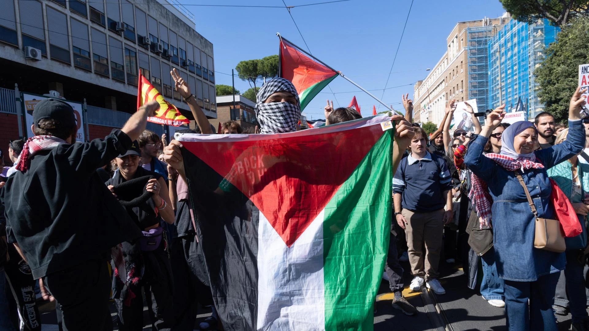 Roma in piazza per dire no alla guerra a Gaza: oggi pomeriggio il corteo in centro