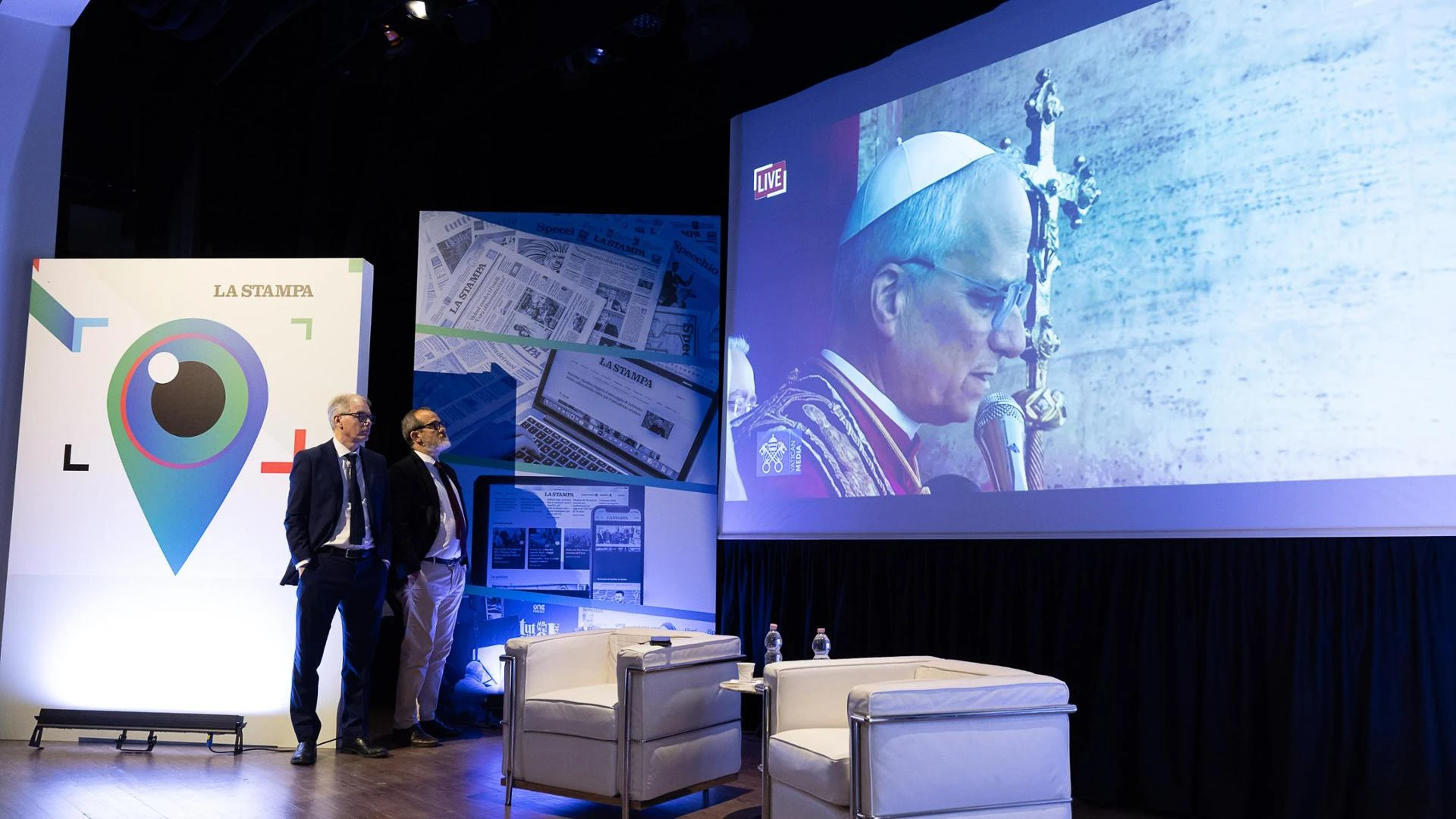 L’annuncio del Papa durante “La Stampa è con voi”: ad Alba una serata storica