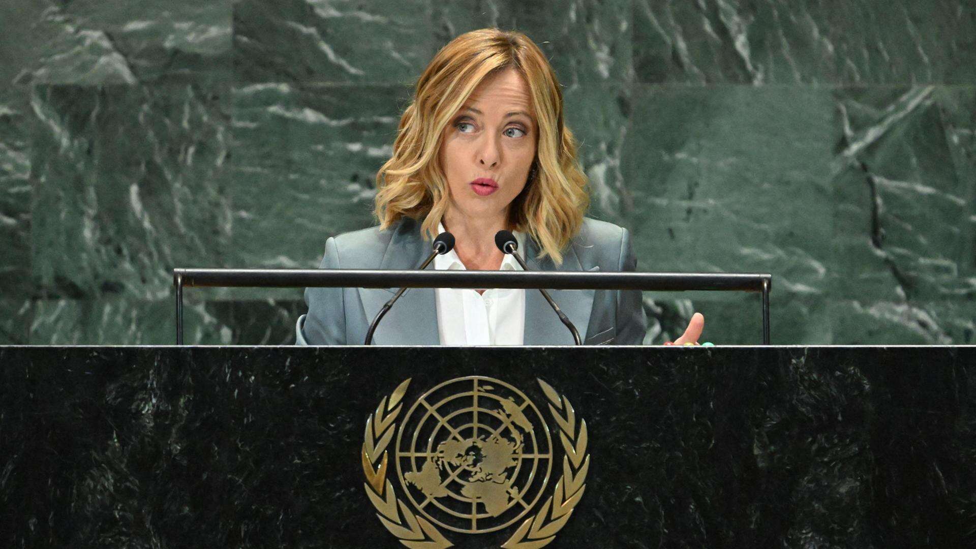 Giorgia Meloni all’Onu: “Scenari catastrofici se l’Ai non è usata per il bene comune