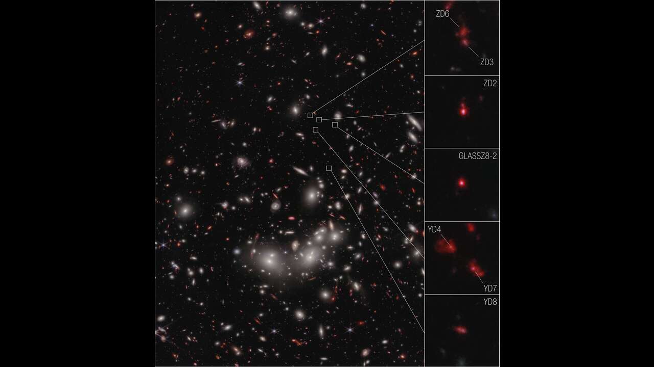 13 miliardi di anni fa il primo ammasso di galassie