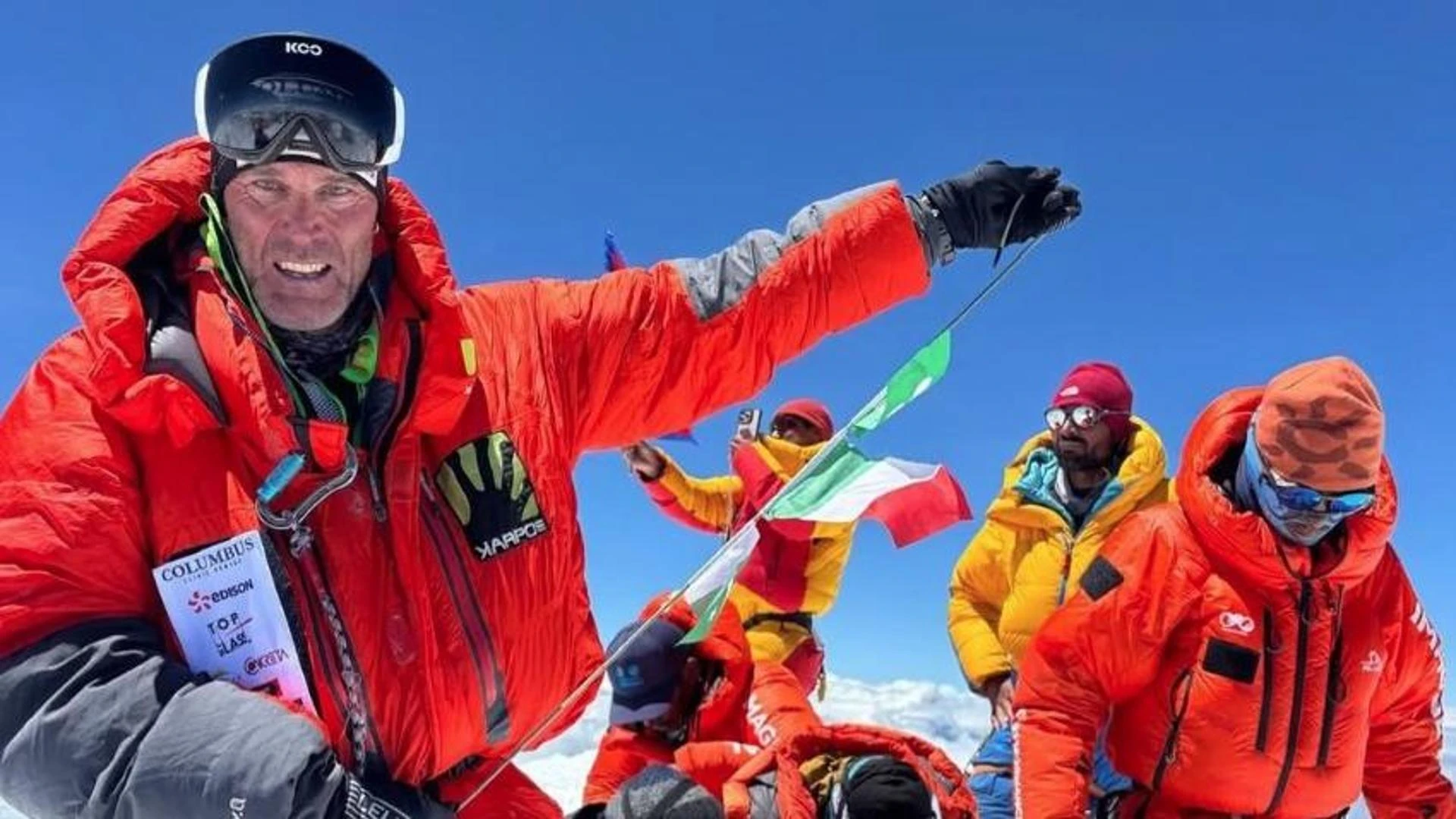 Impresa dell’alpinista Marco Confortola: scala la 14° vetta sopra gli ottomila metri