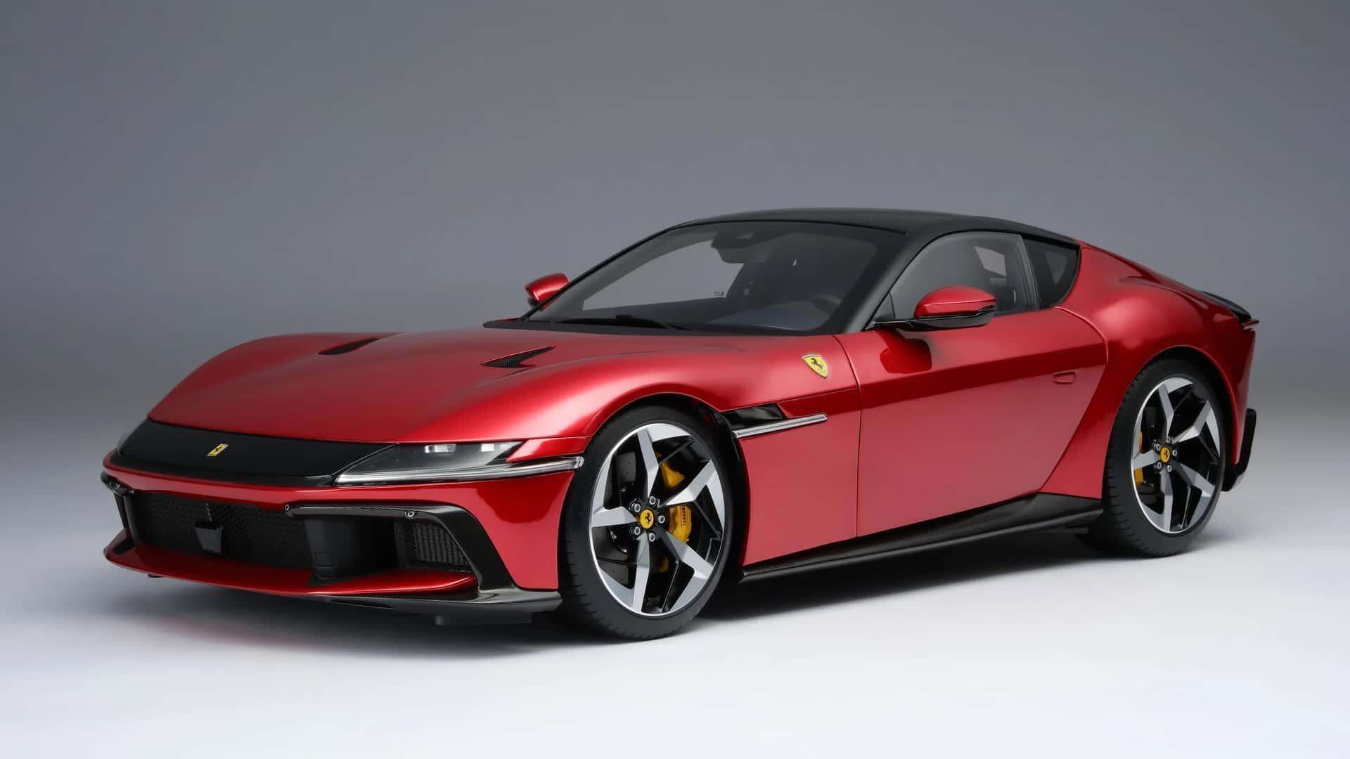 Ferrari 12Cilindri, il modellino in scala 1:8 costa come un’utilitaria