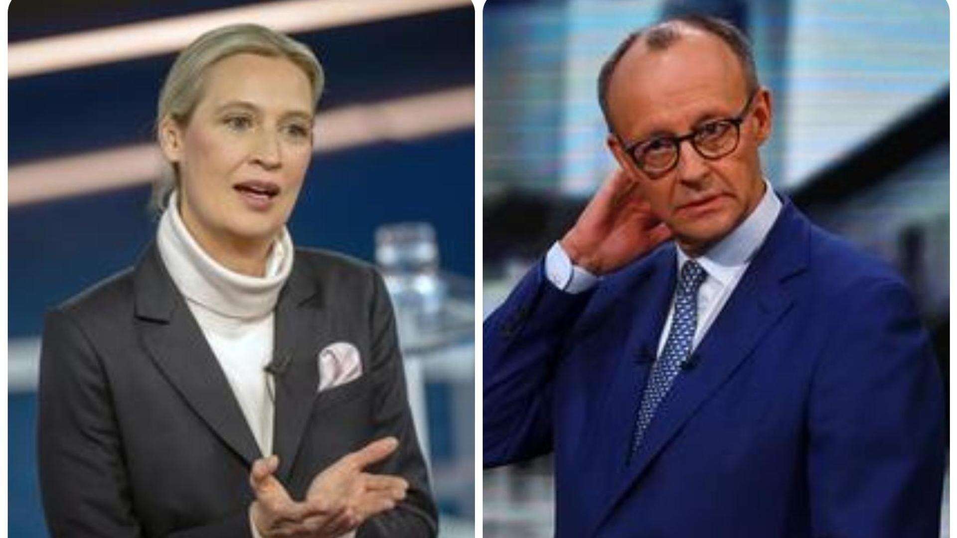 Elezioni Germania, sfida Weidel-Merz: chi sono i candidati di AfD e Cdu