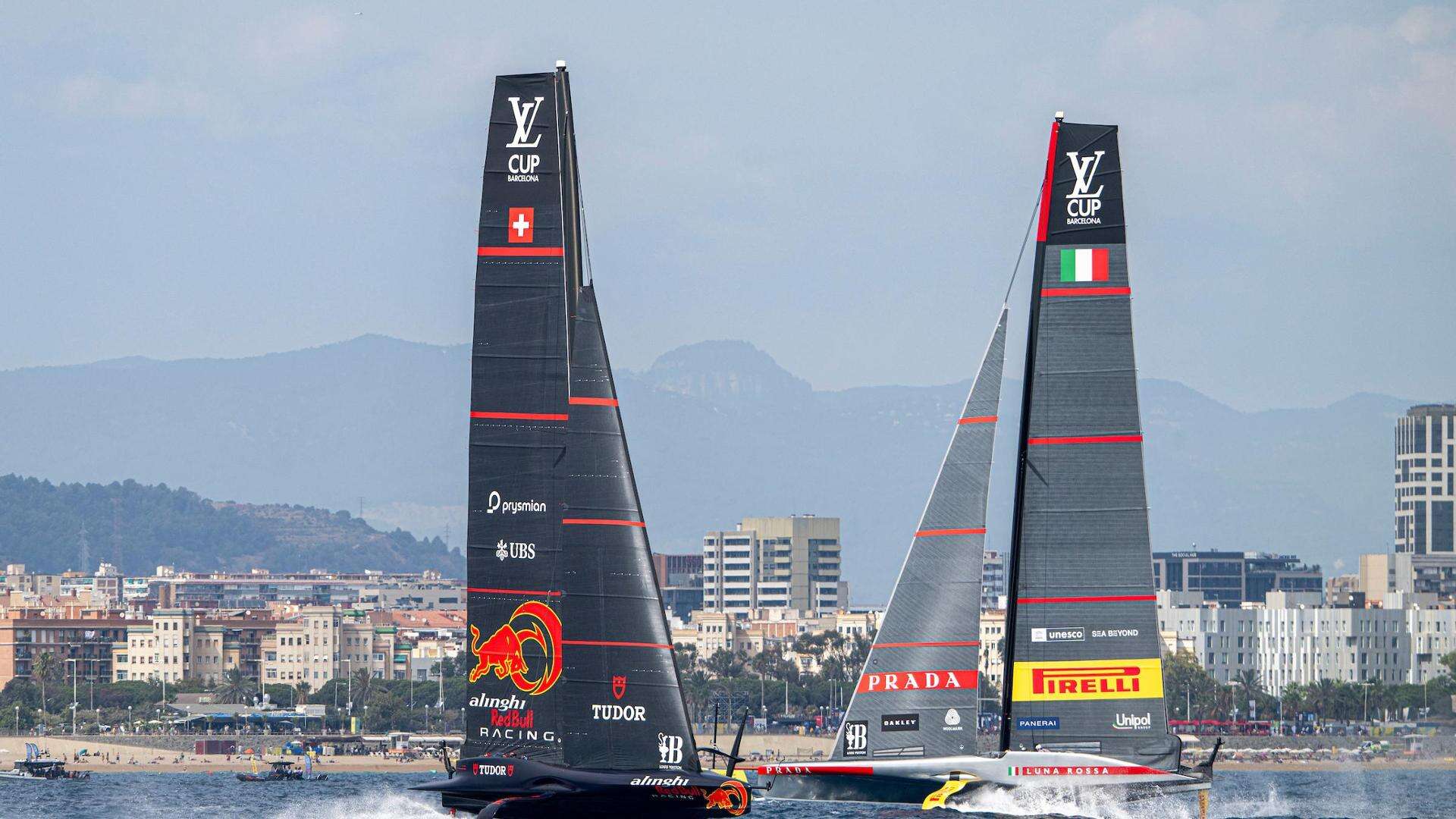 America’s Cup, LVC: Luna Rossa fa poker ed è prima nel Round Robin 1