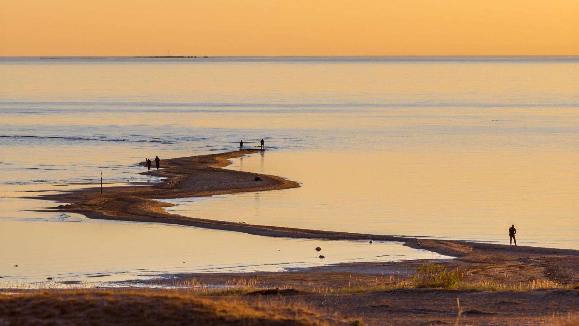 Spiagge, saune e villaggi di legno brillano nella “luce di mezzanotte” del Golfo di Botnia tra Svezia e Finlandia