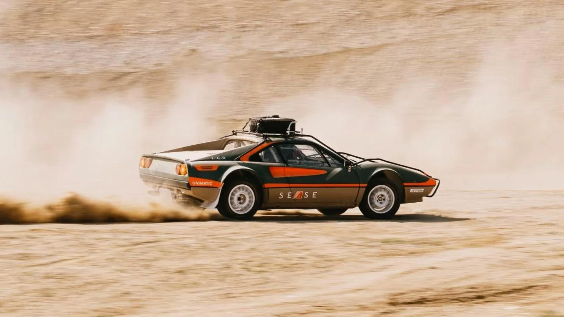 Safari Classic Rally 2025, la Ferrari 308 di Amos che sfida l'Africa