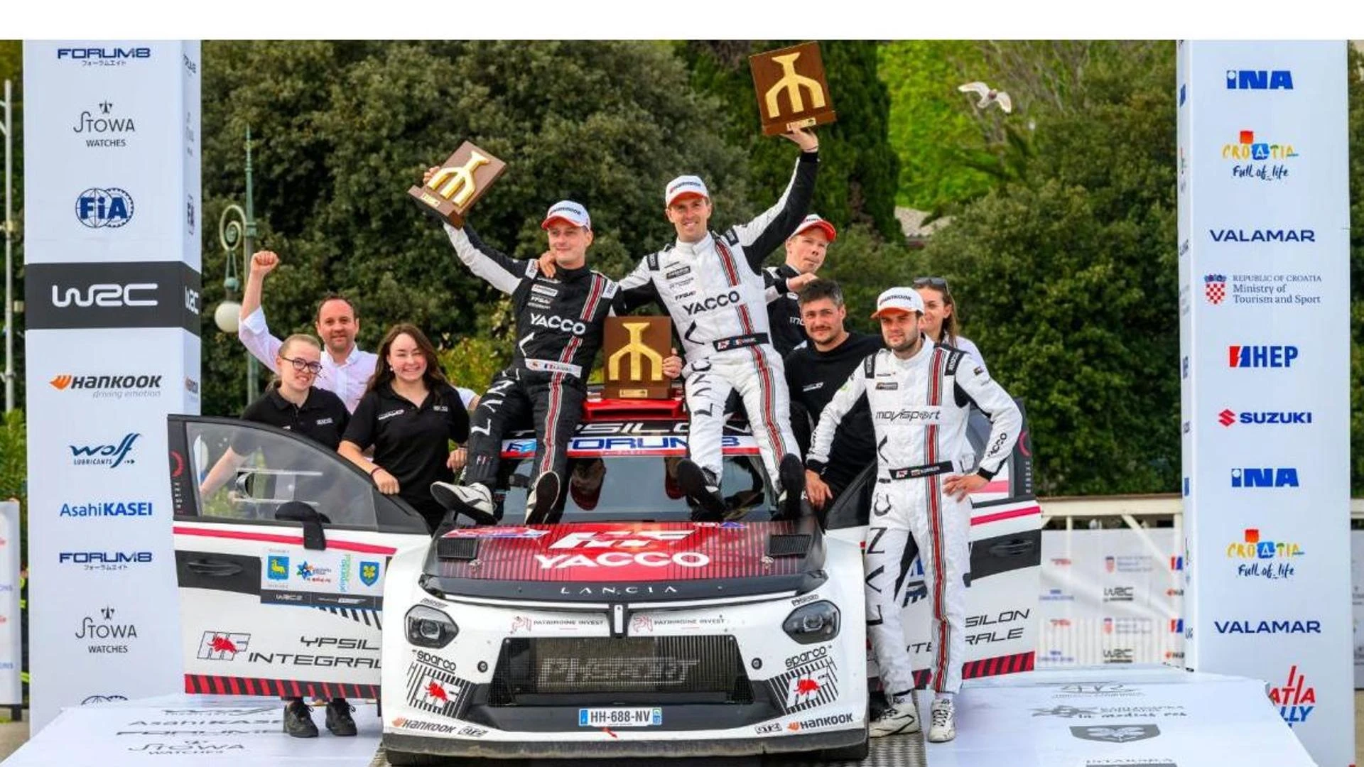 Lancia torna alla vittoria nel Mondiale Rally