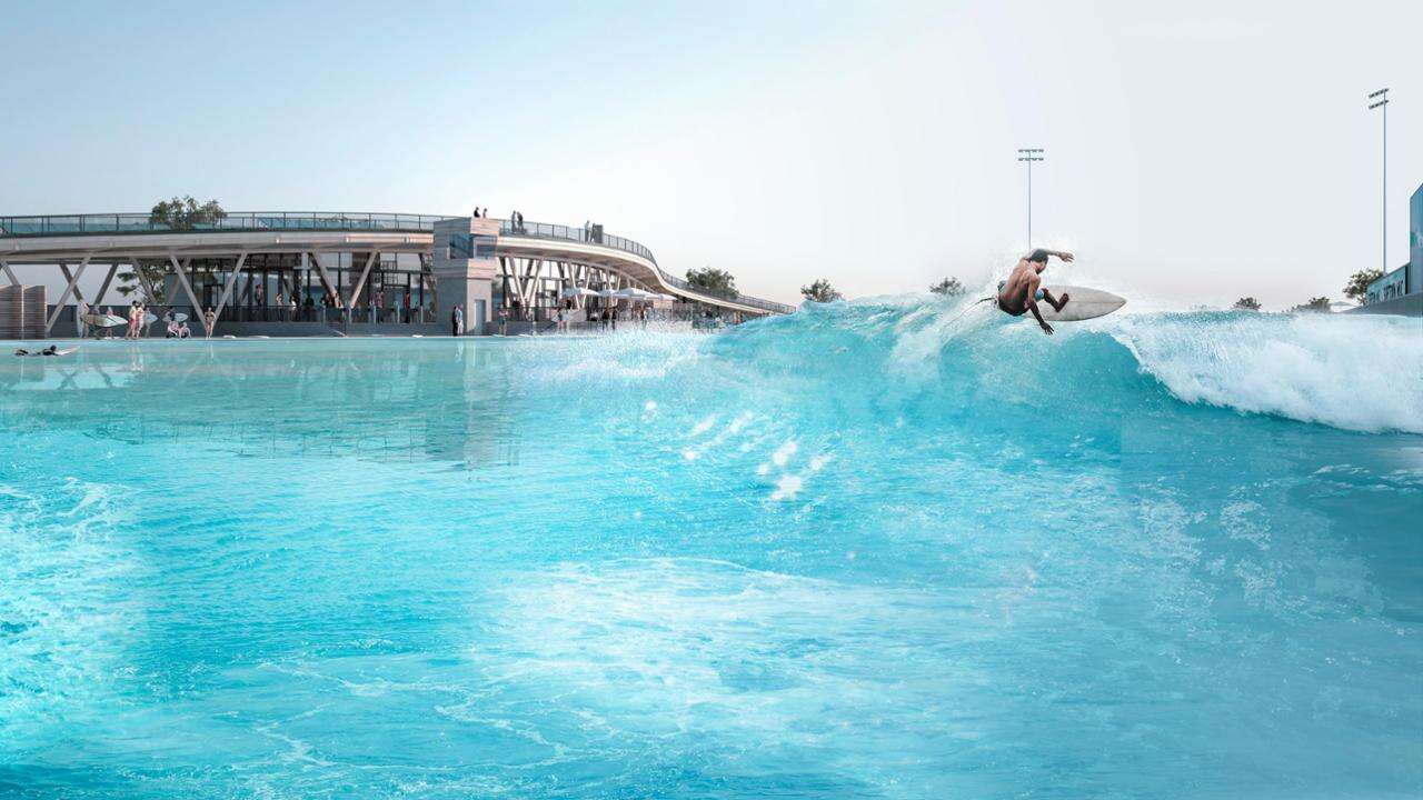 Il più grande surf park d’Europa sarà tra birra e bretzel, con vista sulle montagne della Baviera