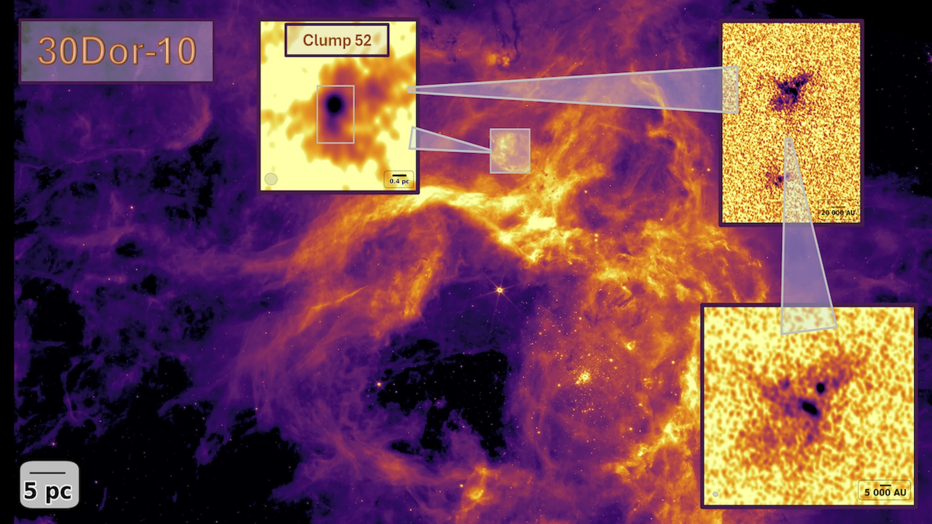 Così nascono le stelle nella Grande Nube di Magellano