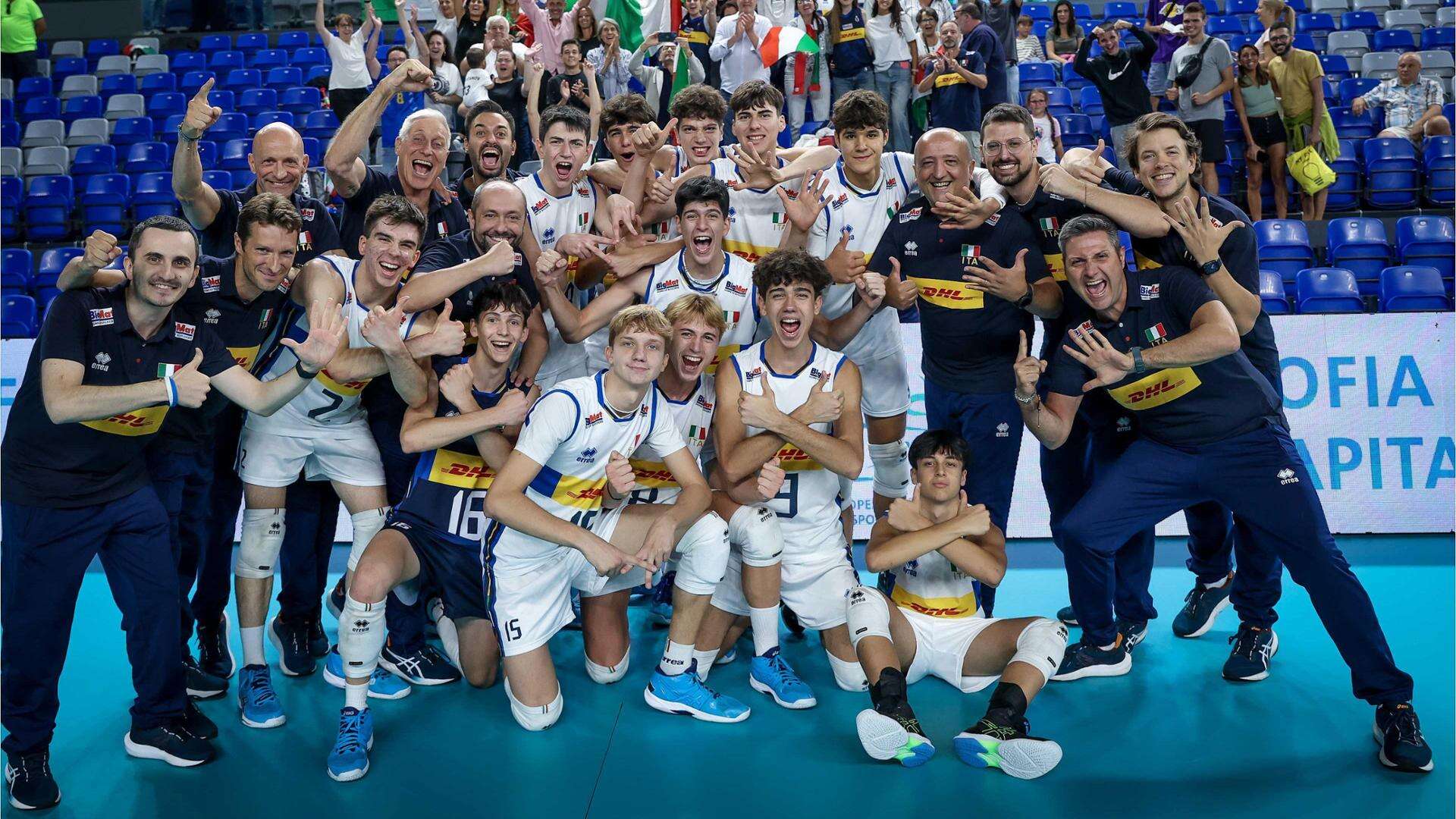 Volley maschile, Italia under 17 campione del mondo