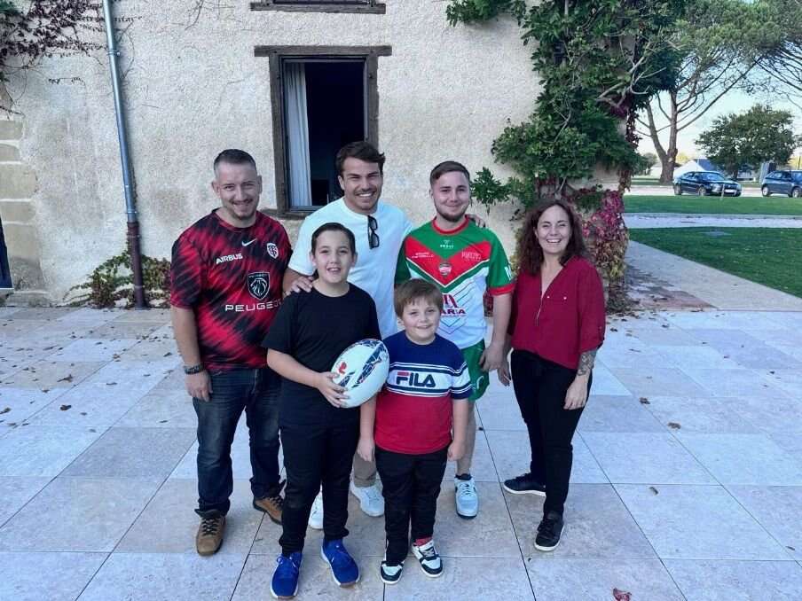 Une famille toulousaine passe un séjour dans la maison familiale d’Antoine Dupont