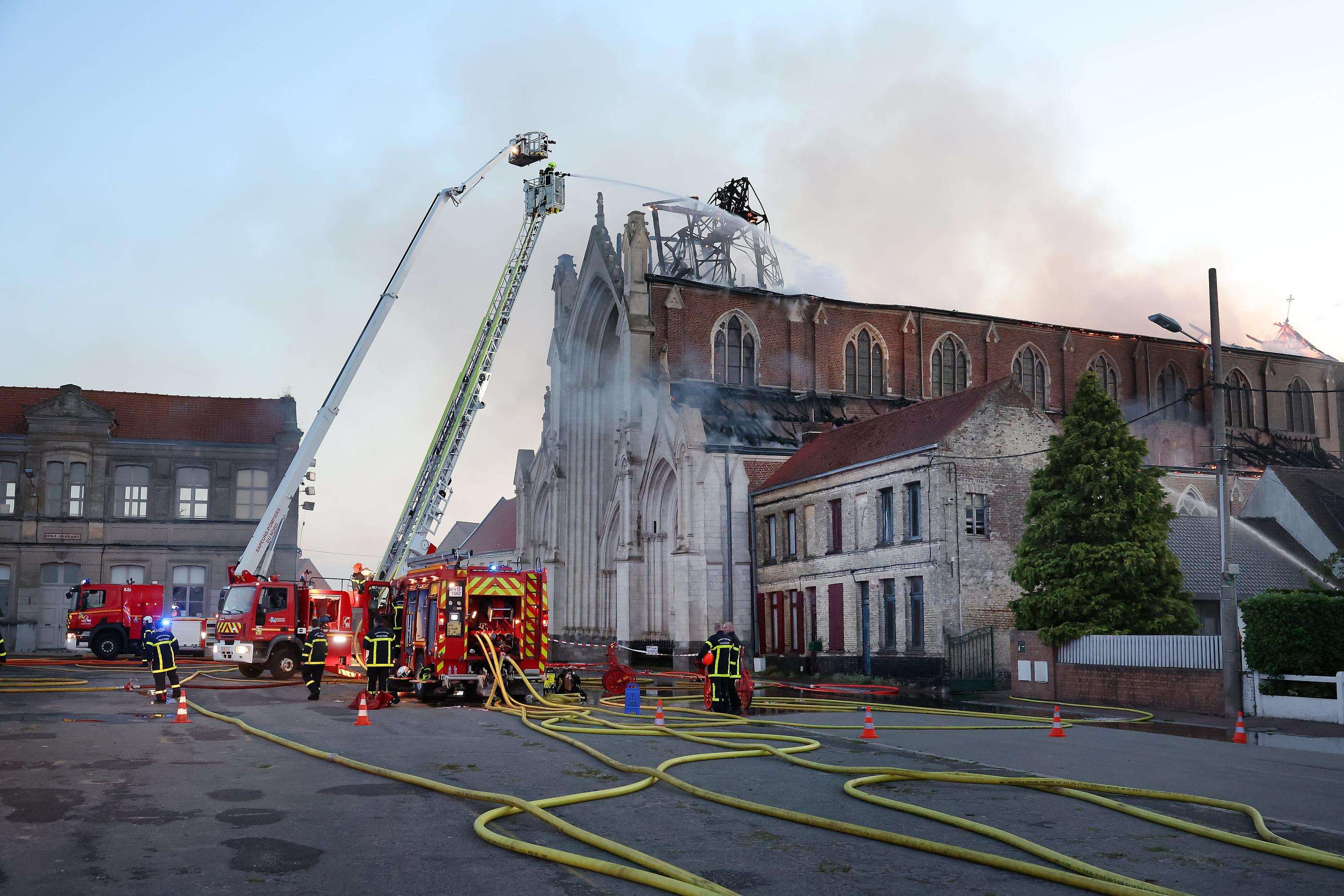 Saint-Omer : une cagnotte pour sauver l’église incendiée