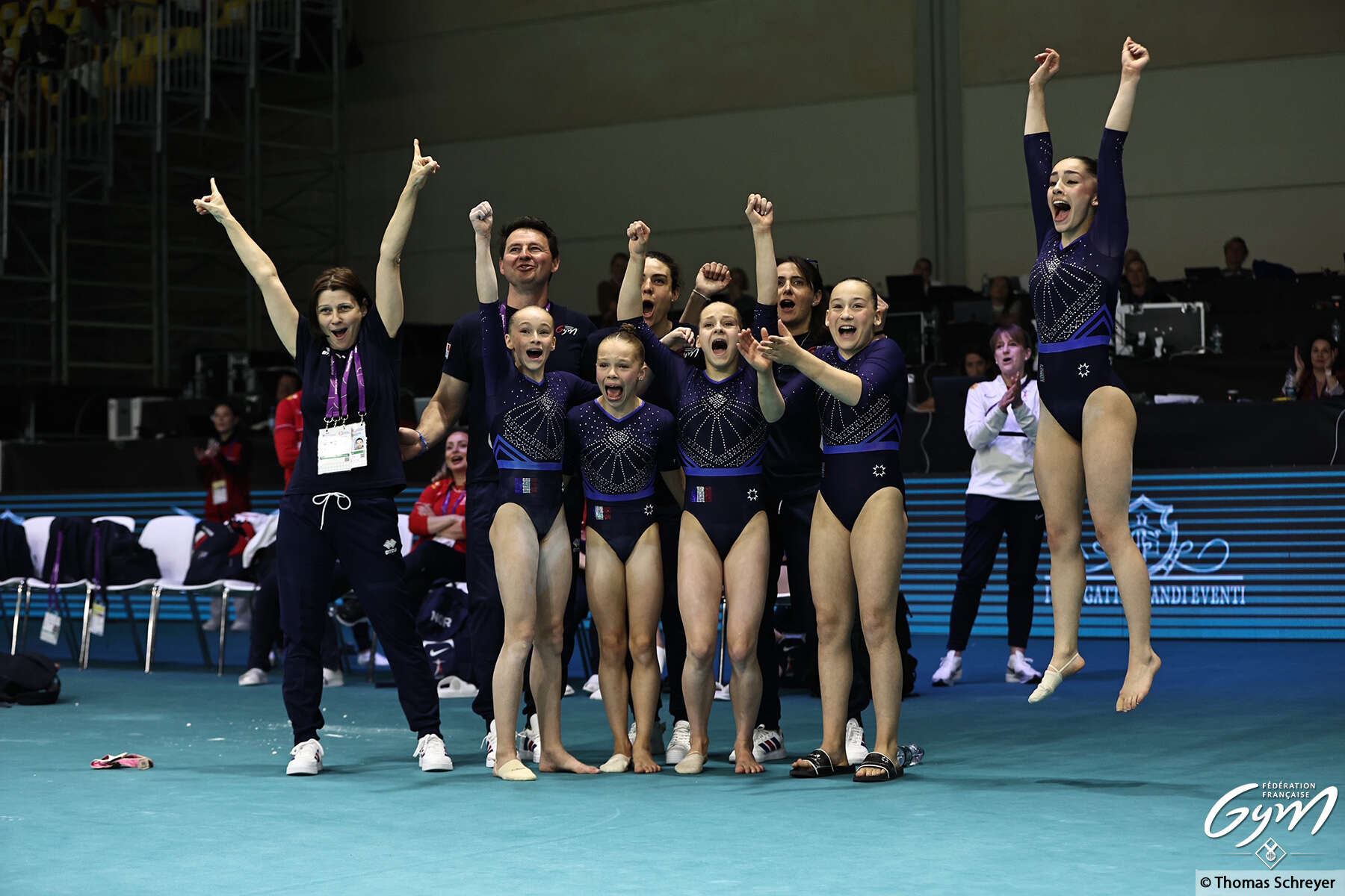 Championnats d’Europe de gymnastique : l’équipe de France juniors titrée, Elena Colas sacrée au concours général