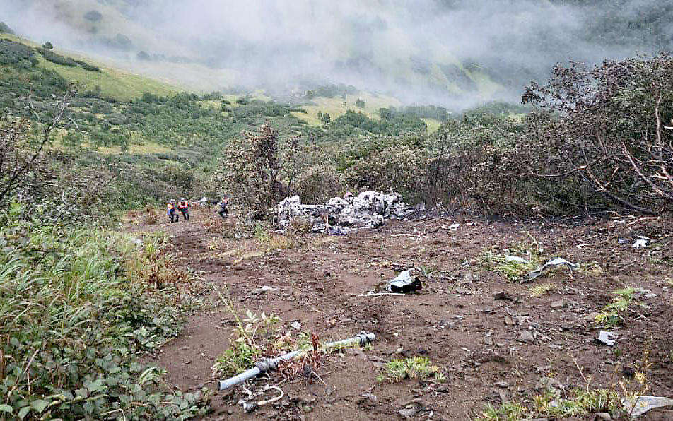 Russie : un hélicoptère s’écrase près d’un volcan, au moins 17 morts