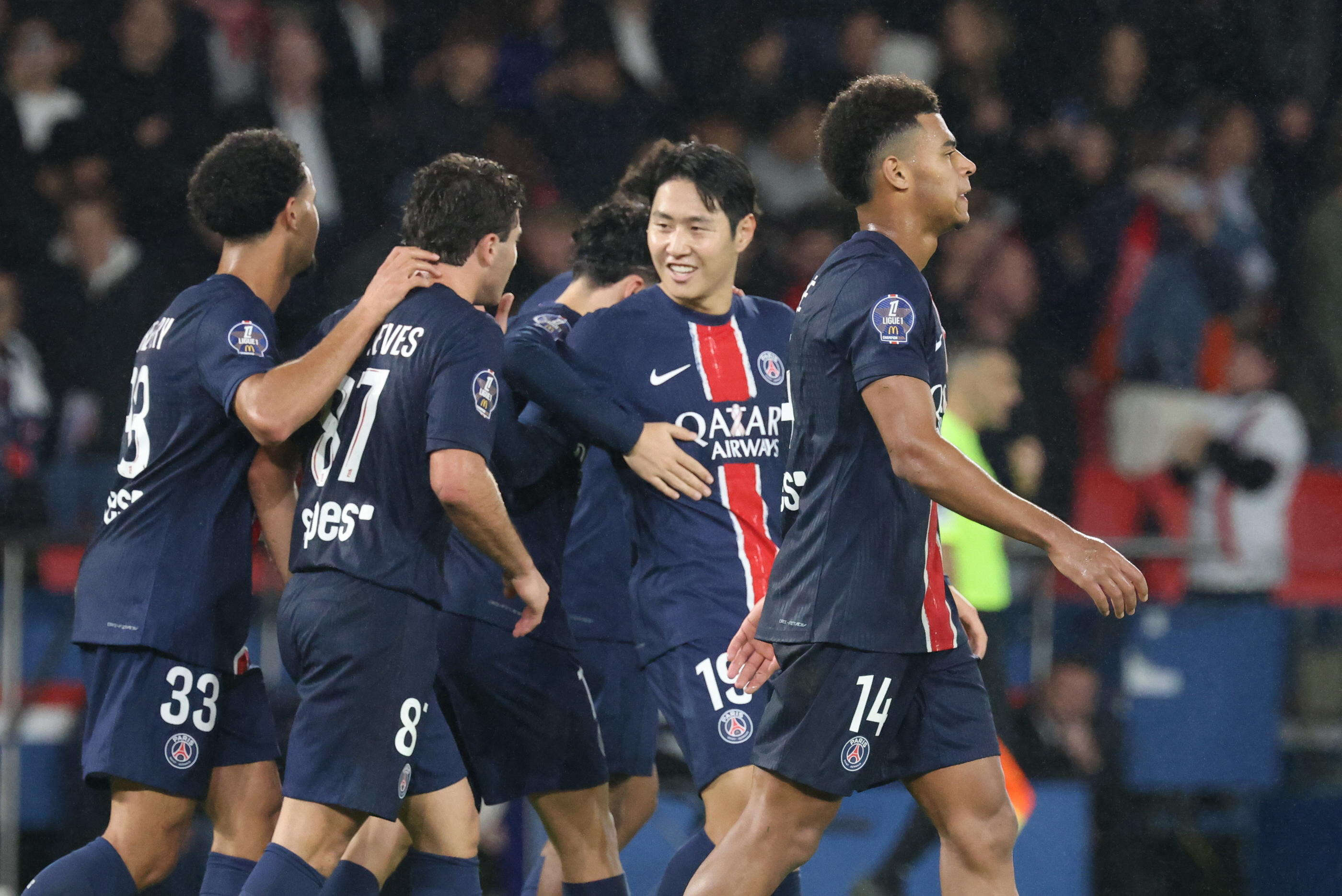 PSG-PSV Eindhoven : la composition officielle des Parisiens avec Lee et Fabian Ruiz titulaires, Vitinha remplaçant