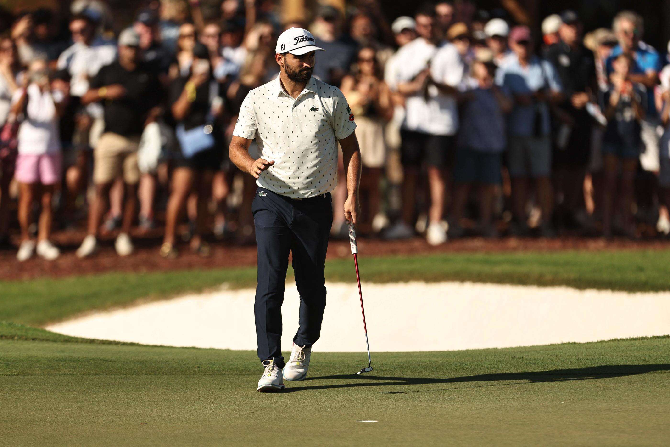 Golf : coleader à Dubaï après 3 tours, le Français Antoine Rozner se rapproche du PGA Tour