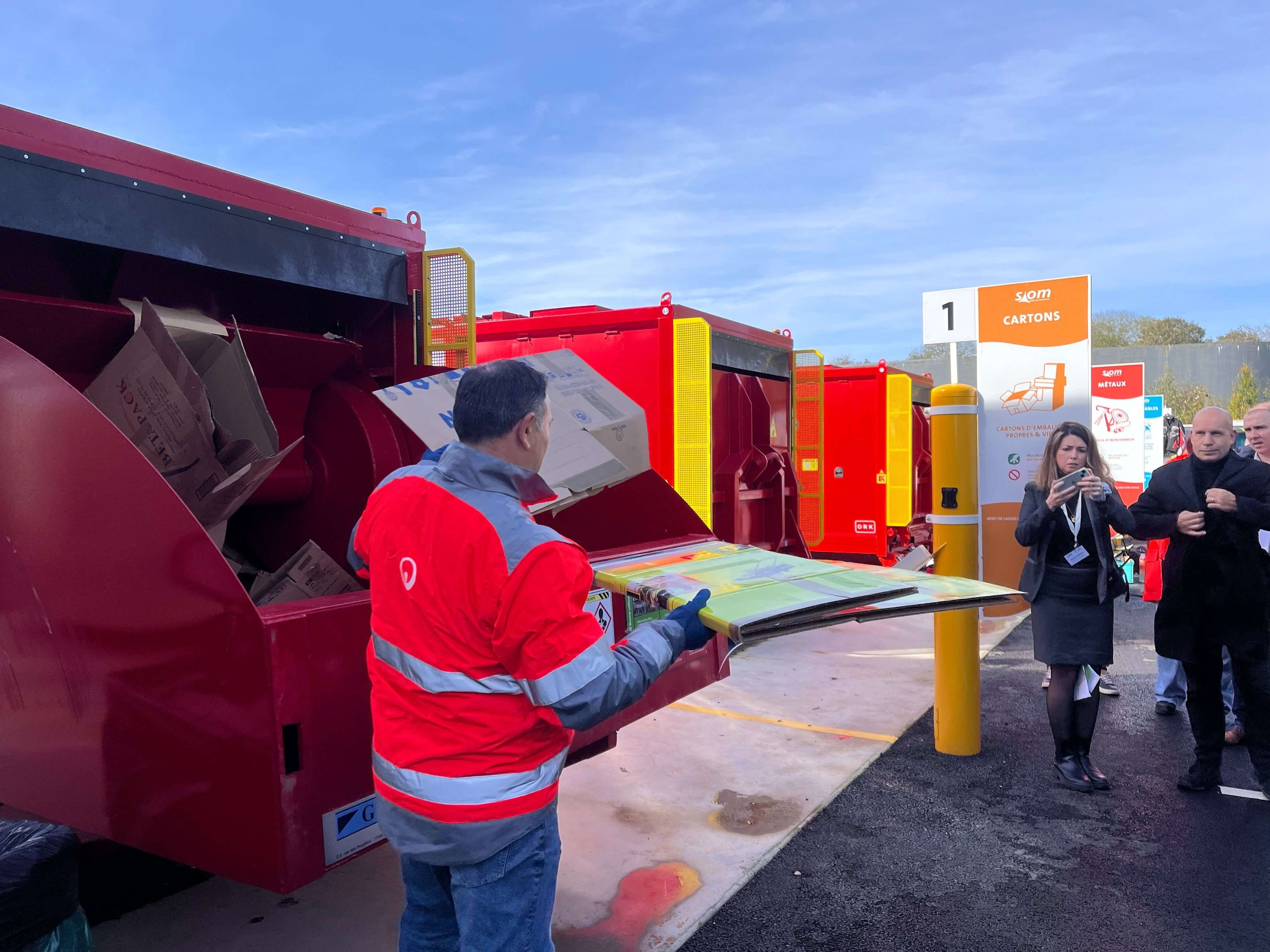 La plus grande déchèterie-ressourcerie d’Île-de-France a ouvert ses portes sur le plateau de Saclay