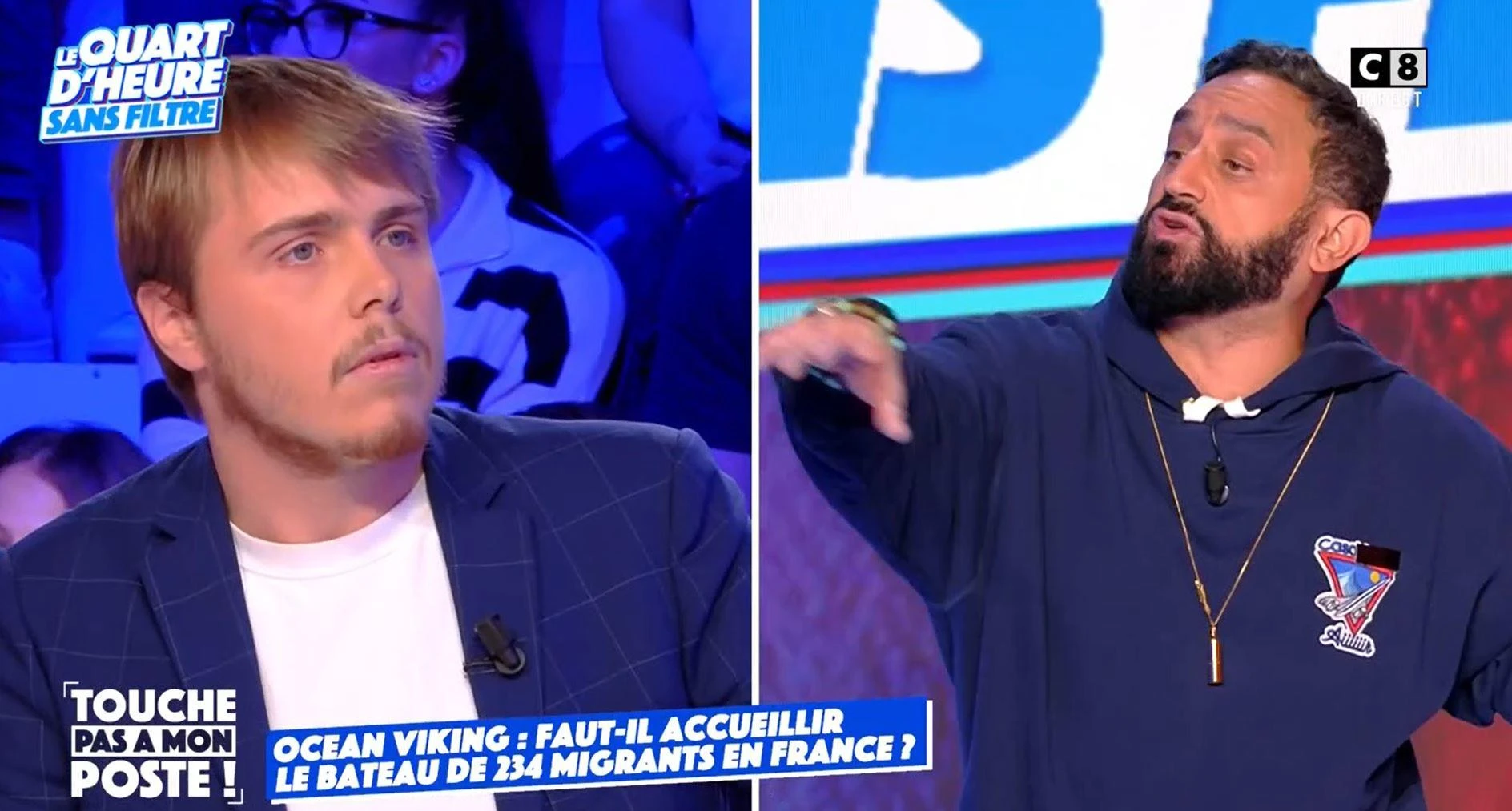 Insultes de Cyril Hanouna contre Louis Boyard : le Conseil d’État maintient l’amende record de 3,5 millions d’euros pour C8