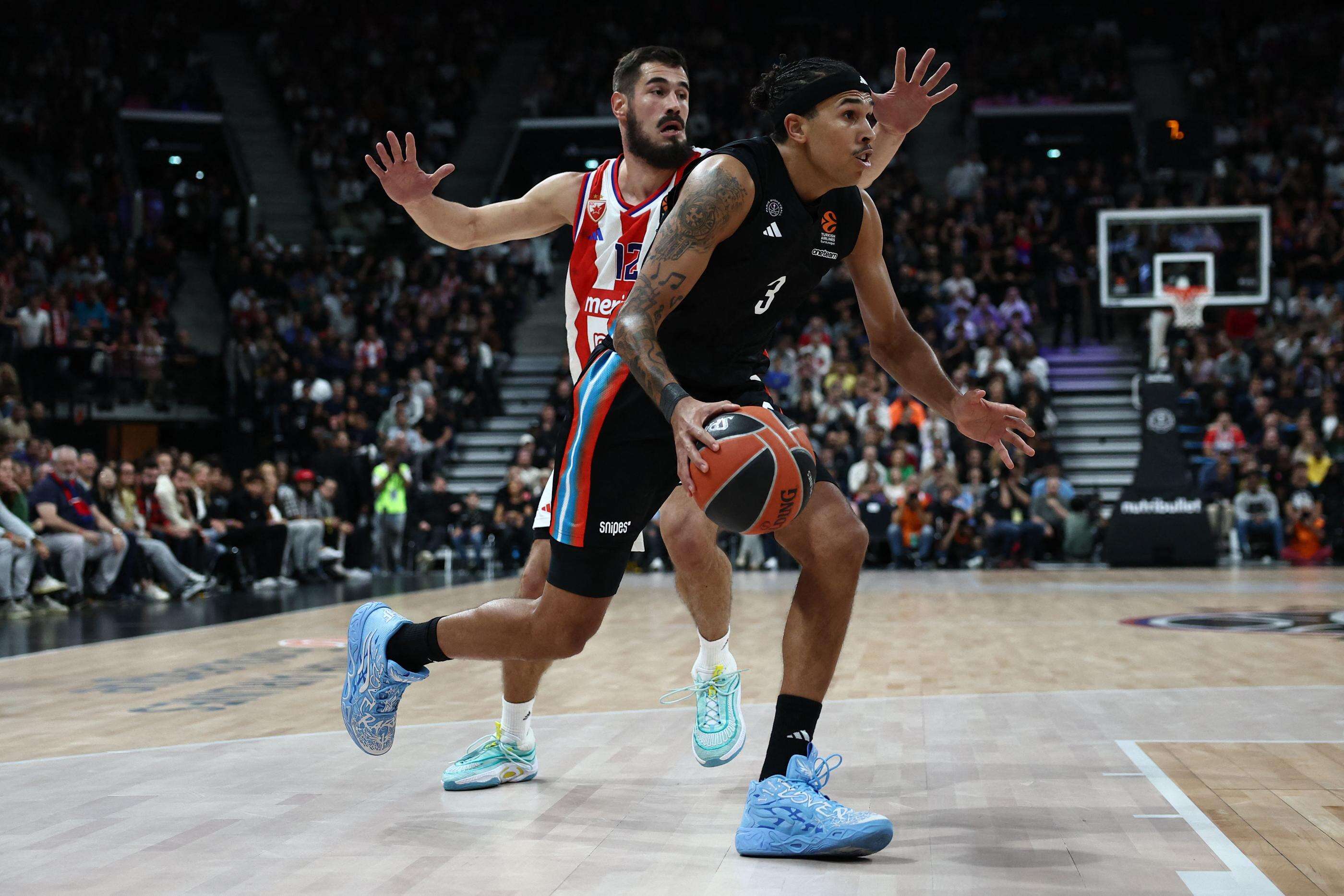 Paris Basket-Belgrade (77-80) : « On a le niveau », les Parisiens positivent malgré un premier revers en Euroligue