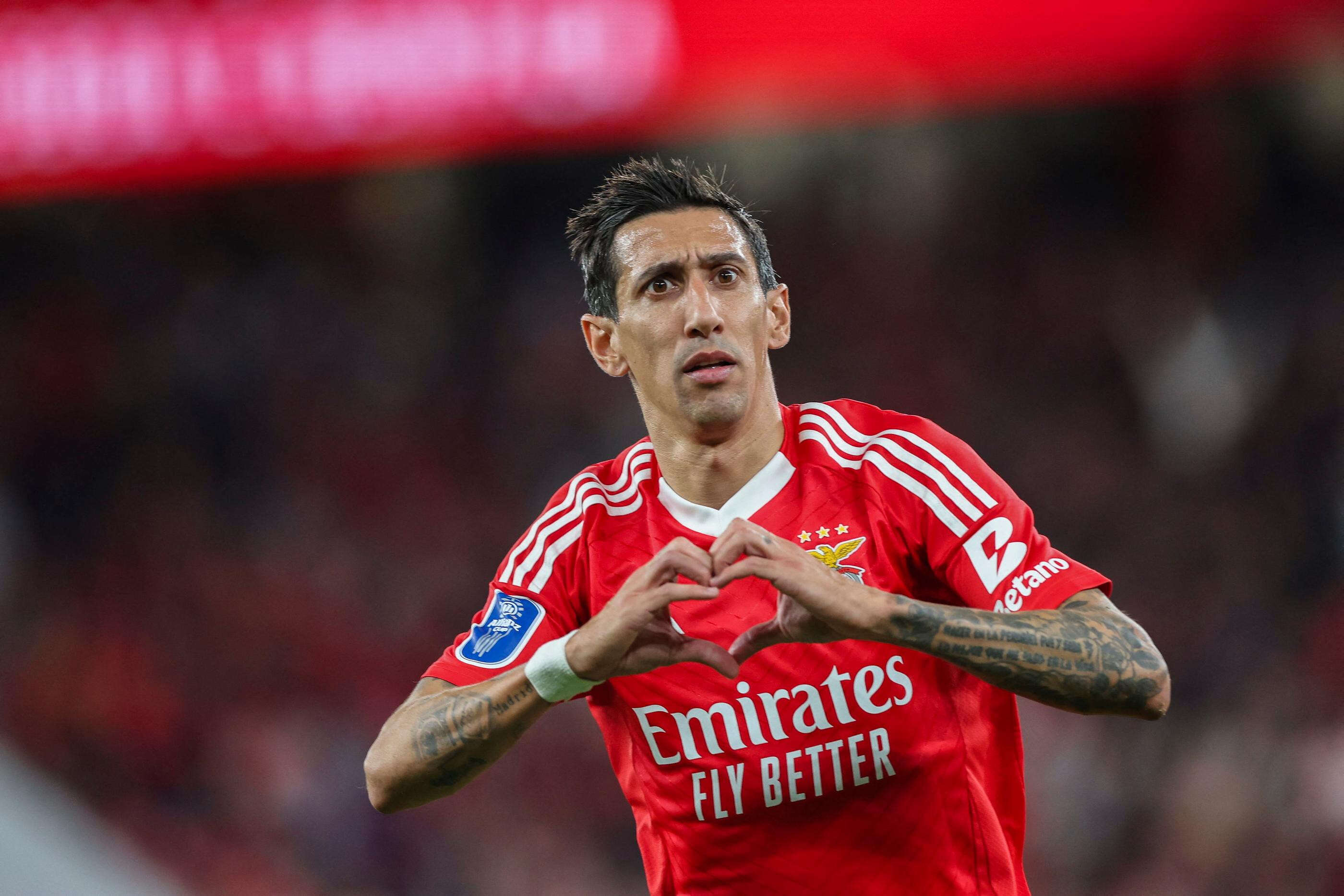 Football : le but magnifique d’Angel Di Maria en Coupe de la Ligue portugaise avec Benfica