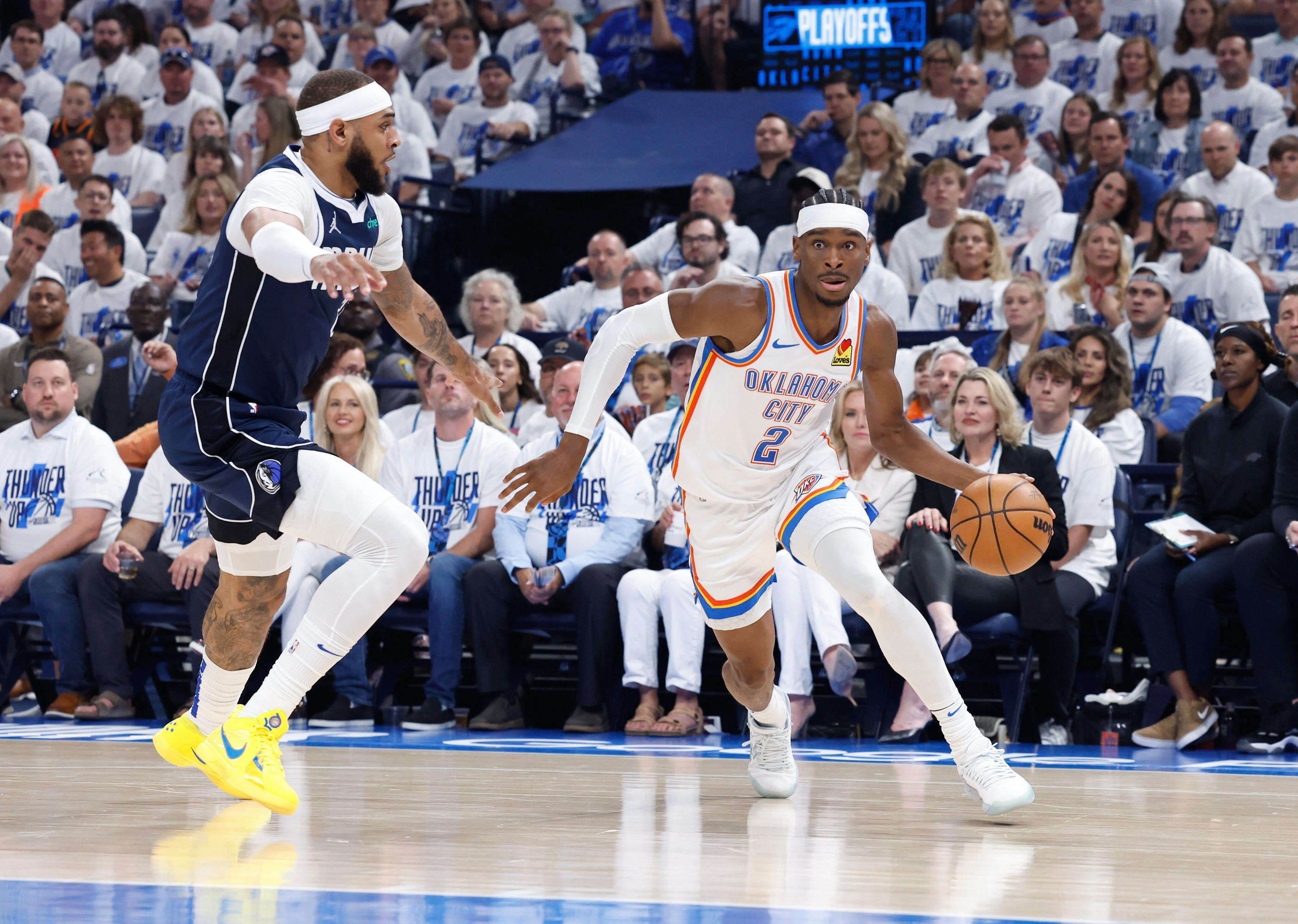 NBA : Gilgeous-Alexander remet Doncic à sa place dans le duel pour être MVP, Oklahoma mène 1-0 contre Dallas