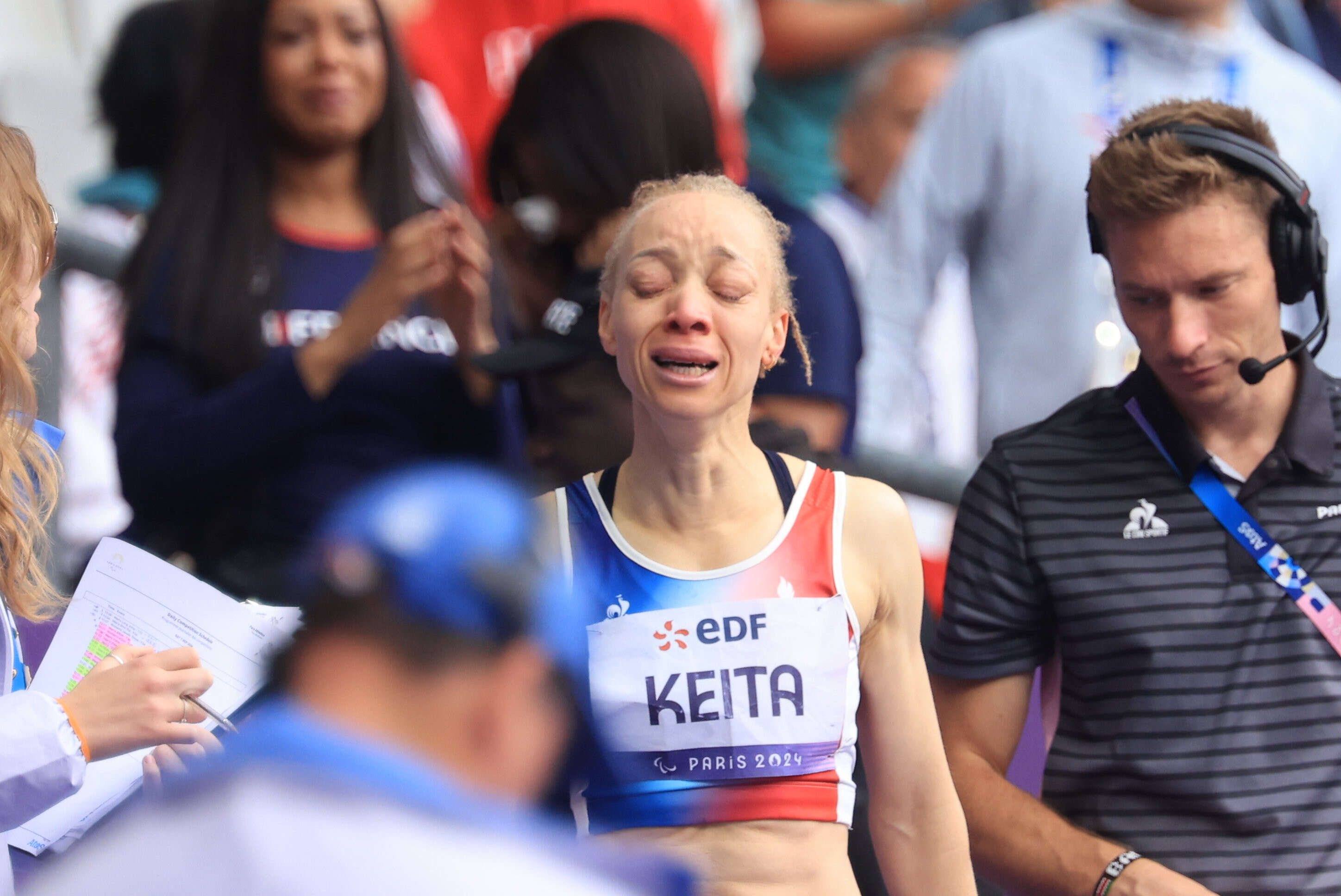 « J’ai l’impression que je n’étais pas là » : les larmes de Nantenin Keita, sixième de la finale du 400 m