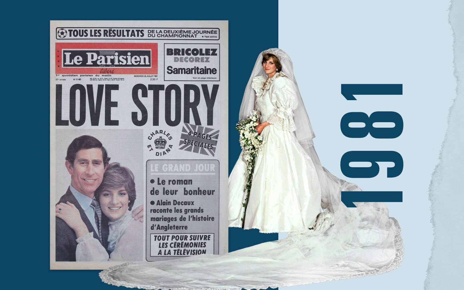 29 juillet 1981 : Charles et Diana se marient et Le Parisien en perd son français