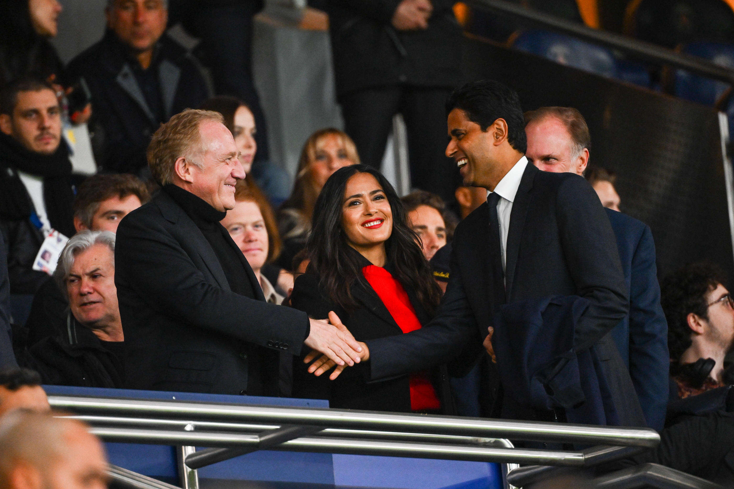 PSG-Rennes : Salma Hayek, Central Cee, Cardi B, Jimmy Butler… pluie de stars au Parc des Princes