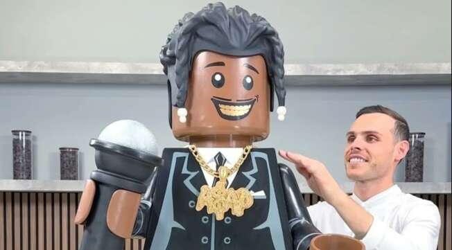 Pour l’anniversaire d’A$AP Rocky, Rihanna demande au chocolatier français Amaury Guichon de réaliser sa figurine en Lego