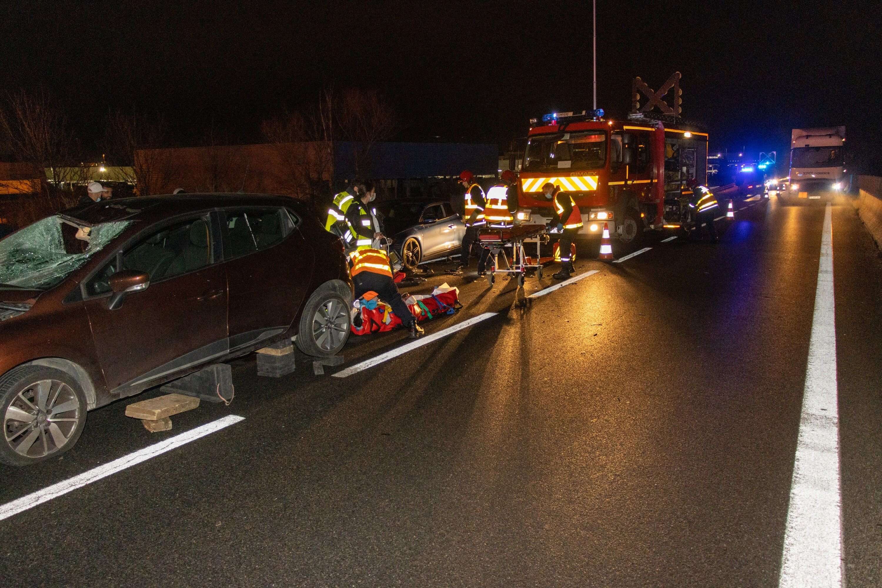 Seine-et-Marne : quatre personnes blessées grièvement dans un accident impliquant trois voitures