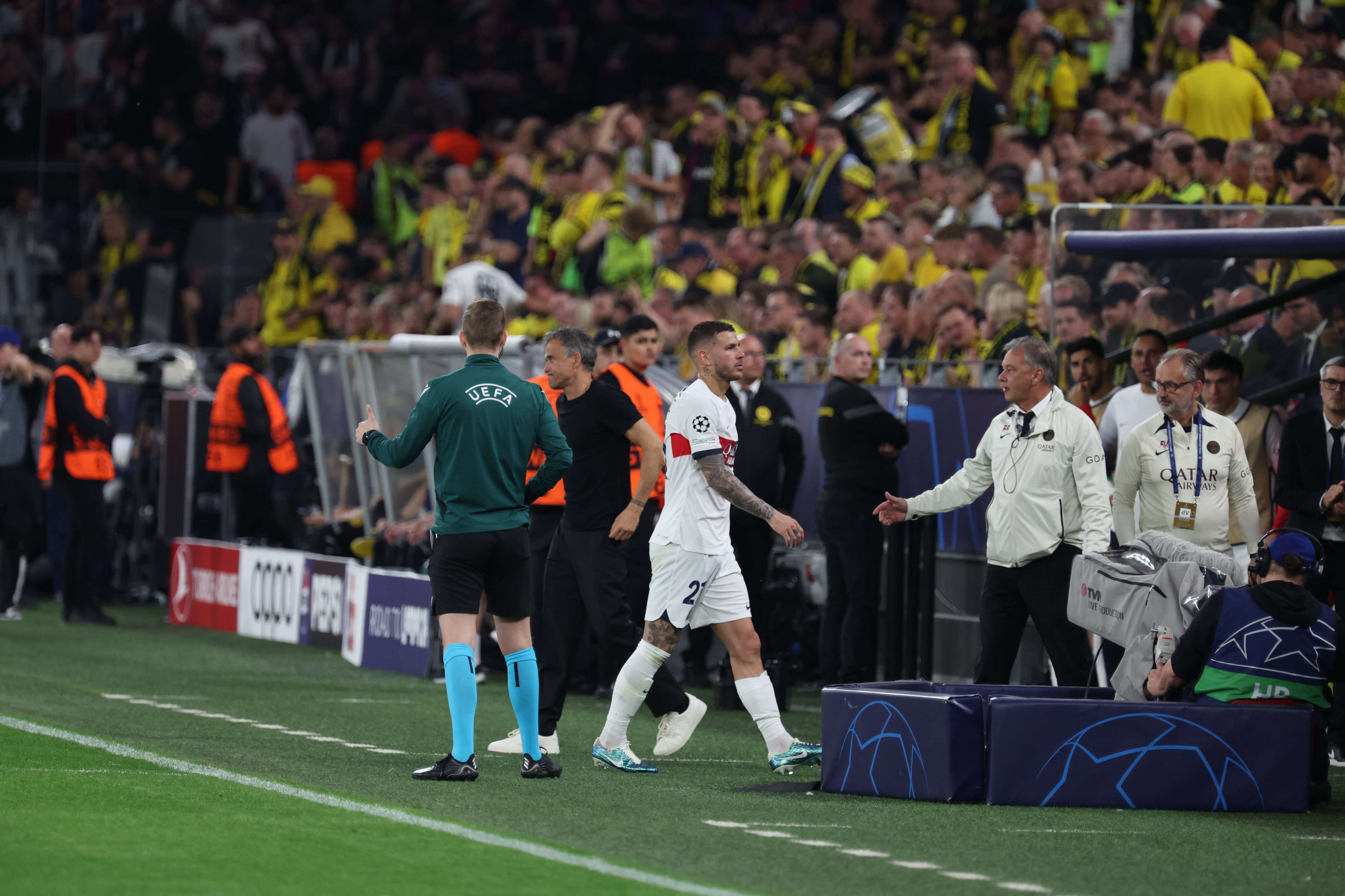 Dortmund-PSG : grosse inquiétude pour Lucas Hernandez, sorti sur blessure