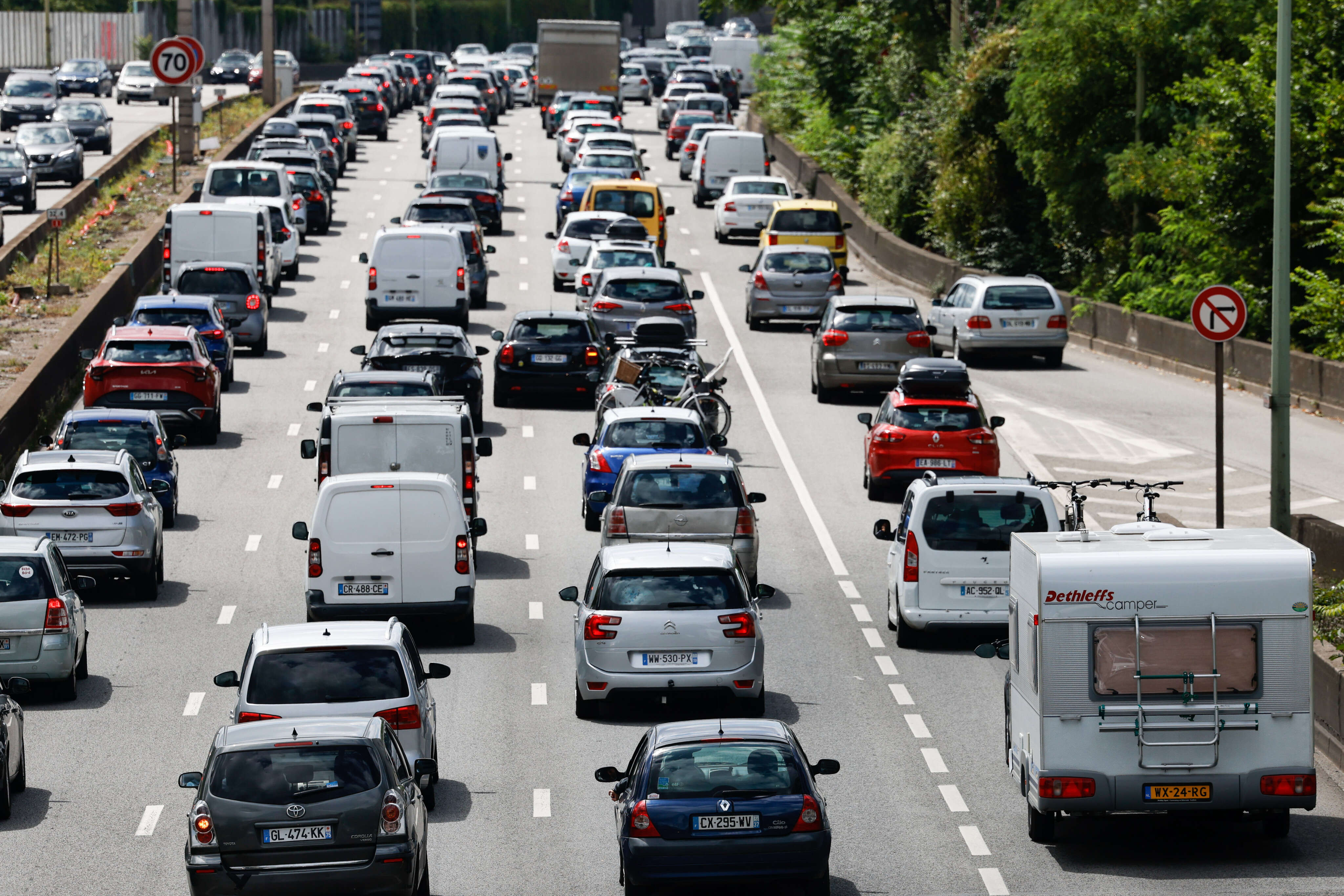 Circulation à Paris avant les JO et vacances d’été : le périphérique nord et sud encombré dans le sens des départs