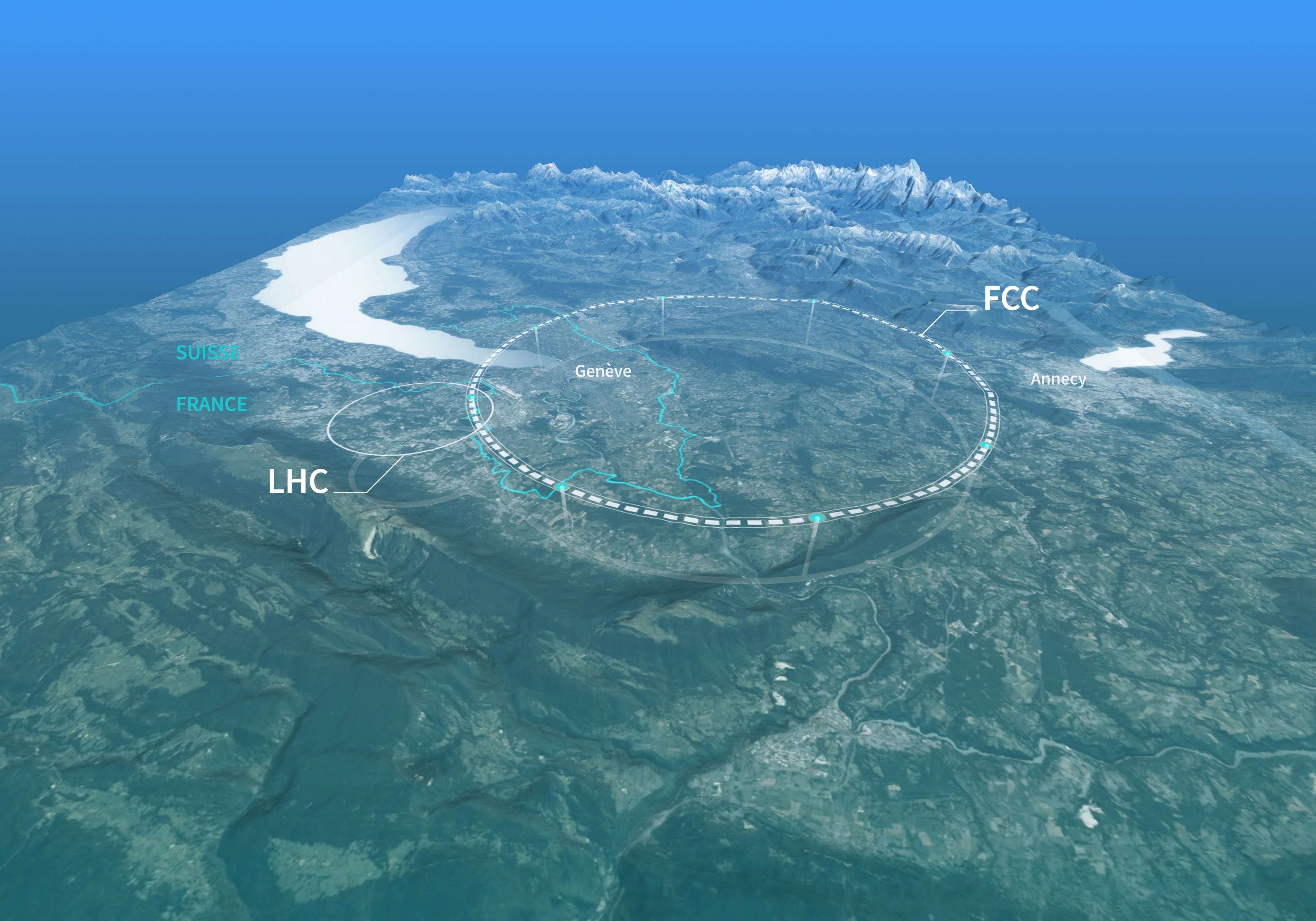 91 km de tunnel à 200m sous terre : le projet d’un accélérateur de particules géant inquiète en Haute-Savoie