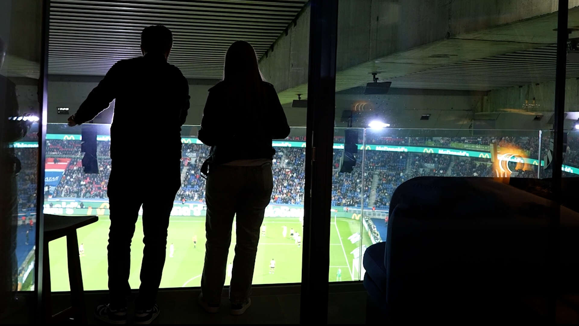 VIDÉO. On a assisté au match PSG-Rennes depuis la suite hyper luxe du Parc des Princes