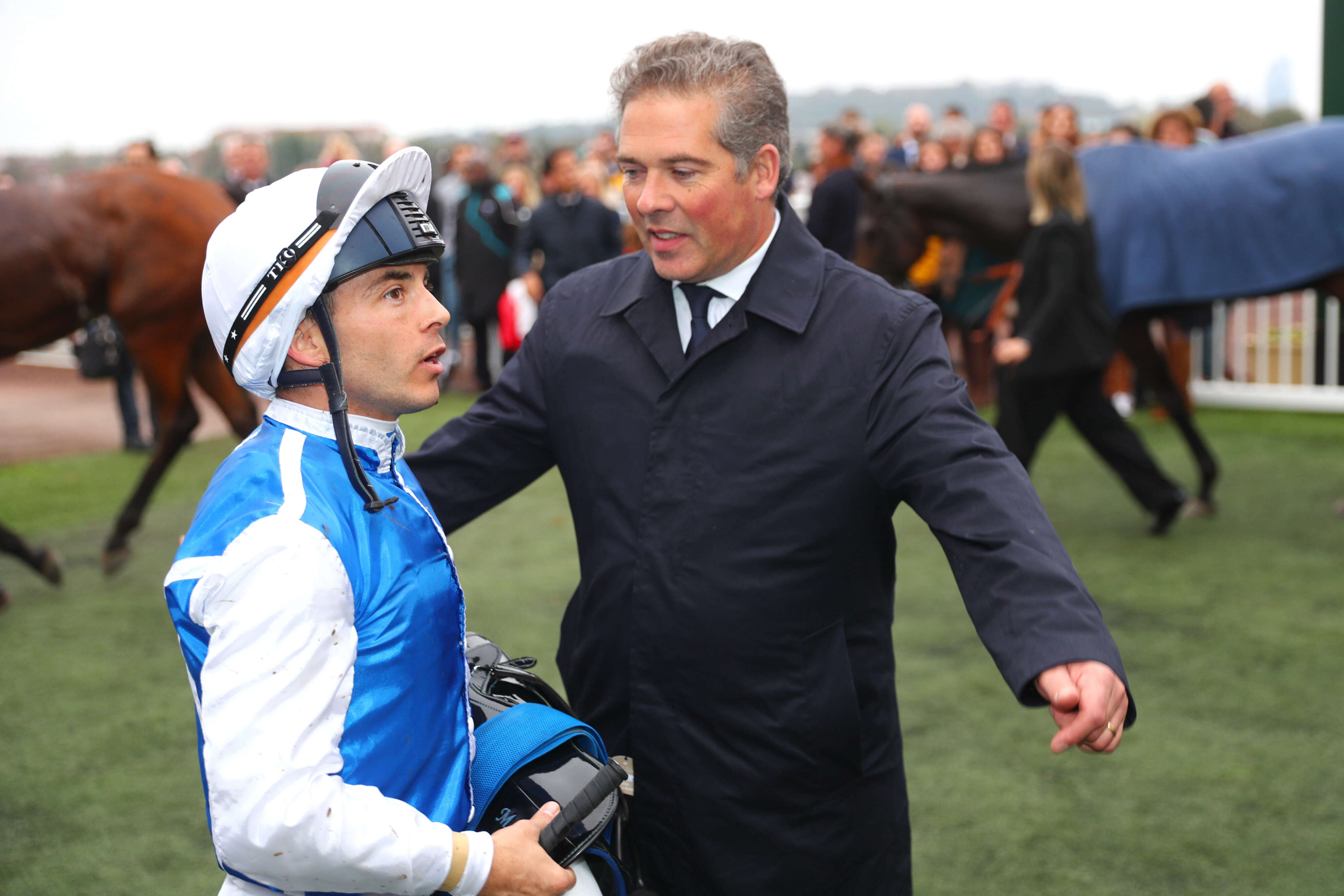 « Bravo à Maxime Guyon », la joie de Christophe Ferland après le sacre de Double Major dans le Prix Royal-Oak