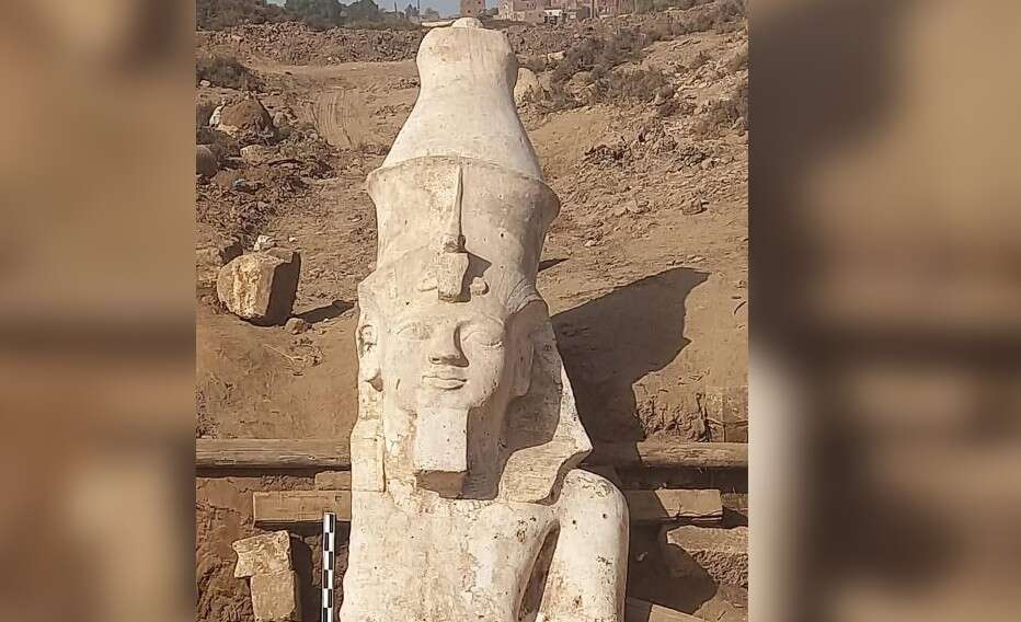 Le morceau manquant d’une immense statue de Ramsès II, découvert en 1930, enfin retrouvé